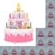 thumbnail image 1 of Juguetes De Pastel De Cumpleaños, Juguetes Musicales Giratorios Eléctricos Con Iluminación Y Música Para Niños De 3 Años O Más, 1 of 7