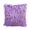 Purple, variant on Fluffy Plush Square Waist Throw Pillow Case Sofa Cushion Cover Home Room Decors