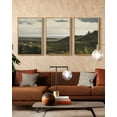 thumbnail image 4 of Drsoum Vintage 24x36in3pcs Brown Framed Landscape Wall Art Wilderness Mountain Retro Classic Farmhouse Paints Rustic24, 4 of 8