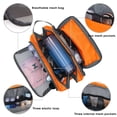 thumbnail image 6 of Toiletry Bag for Women Men Hanging Travel Dopp Kit Lightweight Water Resistant Small Shaving Bag Bathroom Cosmetic Organizer for Toiletry Bag for Ladies , Orange, 6 of 8