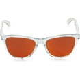thumbnail image 2 of Oakley Kids Oj9006 Frogskins Xs Round Sunglasses Polished Clear/Prizm Ruby 53 Millimeters, 2 of 5