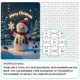 thumbnail image 5 of Horivan 1 Packs Christmas Jigsaw Puzzle 130 Pieces Fun Holiday Activity Set for Educational Brain Teaser, Family Bonding Time, Creative Gift for Development, 5 of 8