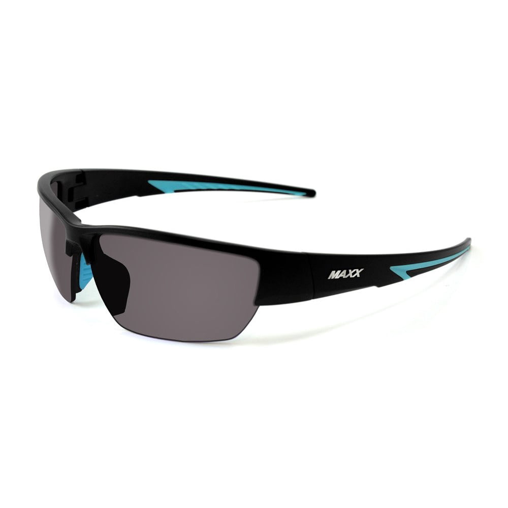 Maxx Eyewear 2017 Maxx Sunglasses 7 Black with Light Blue Frame TR90