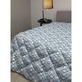 thumbnail image 2 of Ethnic Down Alternative Comforter, Moroccan Mosaic Tile Pattern Abstract Middle Eastern Motifs Work of Art, Microfiber Quilt for All Season, 5 Sizes, Turquoise, by Ambesonne, 2 of 3