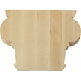 thumbnail image 4 of Ekena Millwork 12 7/8"W x 6 1/4"BW x 2 5/8"D x 9 1/8"H Large Bradford Roman Ionic Capital (Fits Pilasters up to 6 1/4"W x 2"D), Lindenwood, 4 of 4
