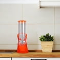 thumbnail image 3 of Bigersell Cereal Dispenser with Cup, Dry Food Dispenser Rice Grain Cereal Storage Containers Dispenser Orange, 3 of 7
