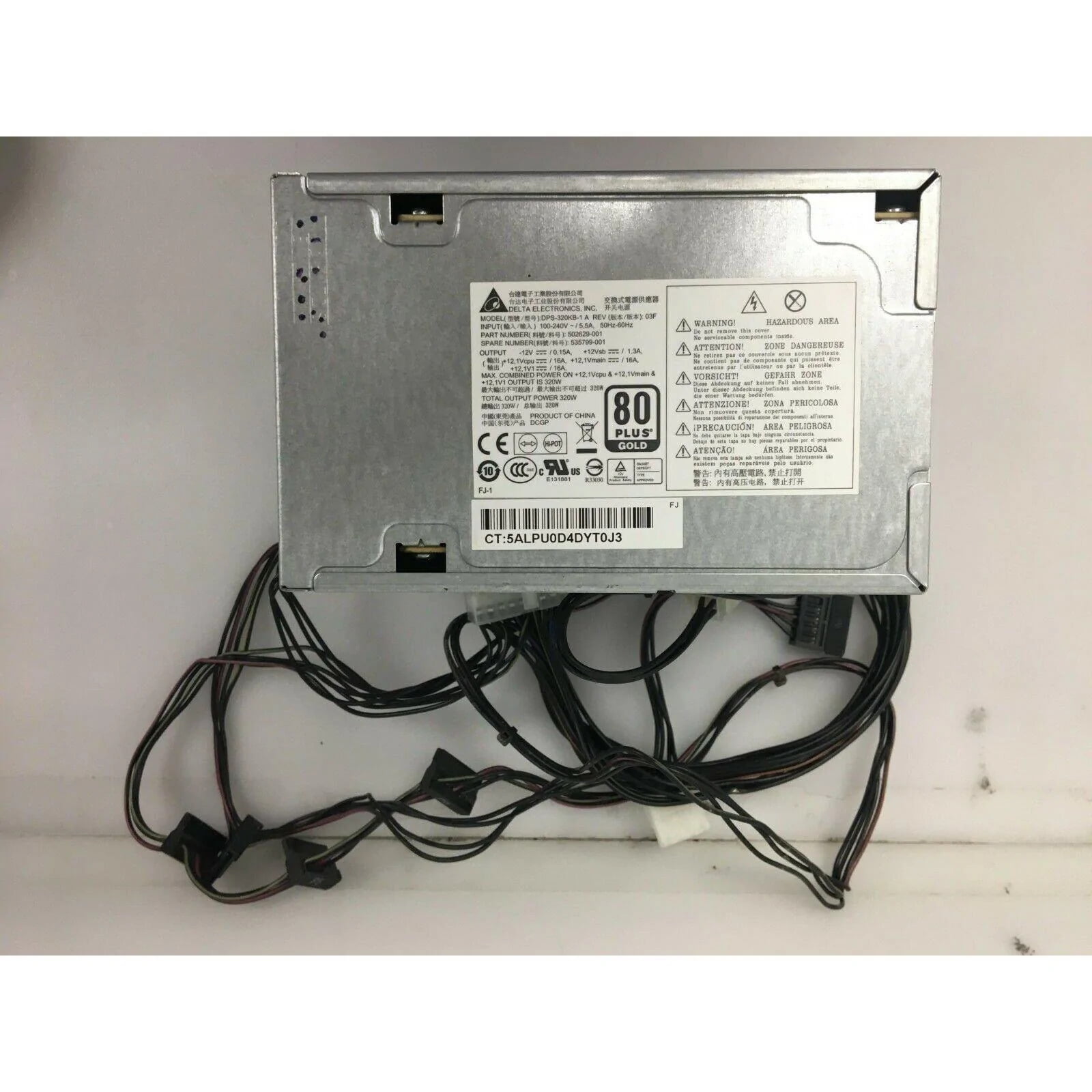 Fonte HP Z200 Z210 Workstation 320W Power Supply 502629001 535799001