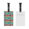 thumbnail image 5 of Daiia Hawaii Palms Durable Luggage Tags with Secure Strap Travel ID Tags Suitcase ID Tags Bag Identification Tags - Easy Identification for Men and Women, 5 of 8