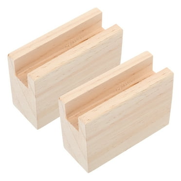 HINTRMENT Desk Raiser Blocks Light Yellow 2Pcs 4.7x3.9x1.9in