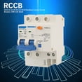 thumbnail image 4 of RCCB, Protection contre les Courts-Circuits, Disjoncteur à Courant Résiduel, Taille Compacte, pour Transformation Rurale à Domicile, 4 of 8