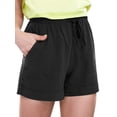 thumbnail image 5 of Weardear Women Casual Shorts Drawstring Comfy Elastic Waist Shorts Summer Beach Pull On Short with Pockets, 5 of 7