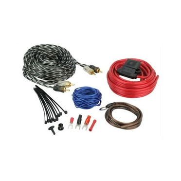Scosche KPA12CC 270-Watt Hybrid OFC/CCA Amplifier Wiring Kit with Twisted Pair Audio Cables New