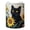 H, variant on Large Quilted Laundry Basket with Handles - Foldable Boho Floral & Cat Storage Hamper for Nursery, Bedroom, Laundry Room - 16" x 22"