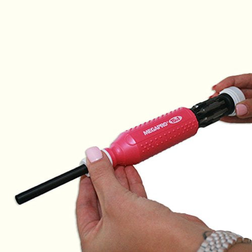 Megapro 15-in-1 High Visibility Screwdriver – Green, USA Made, 7 Double-End Bits