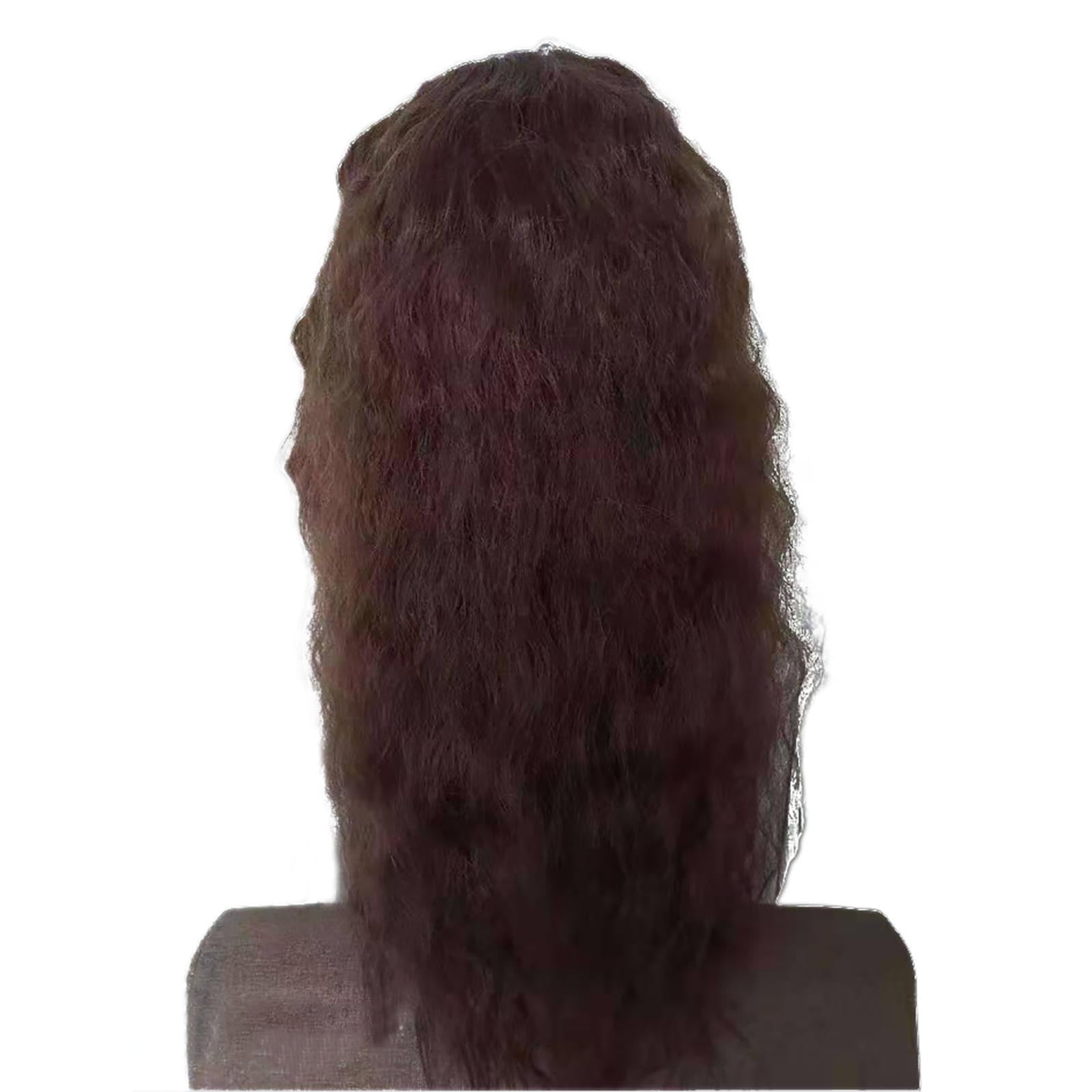 Weloille Wave Lace Closure Wigs Deep Curly Lace Front Wigs Human Hair Wigs for Black Women Glueless Wigs Human Hair Pre Plucked Deep Wave Peruvian Virgin Wet and Wavy Human Hair Wigs