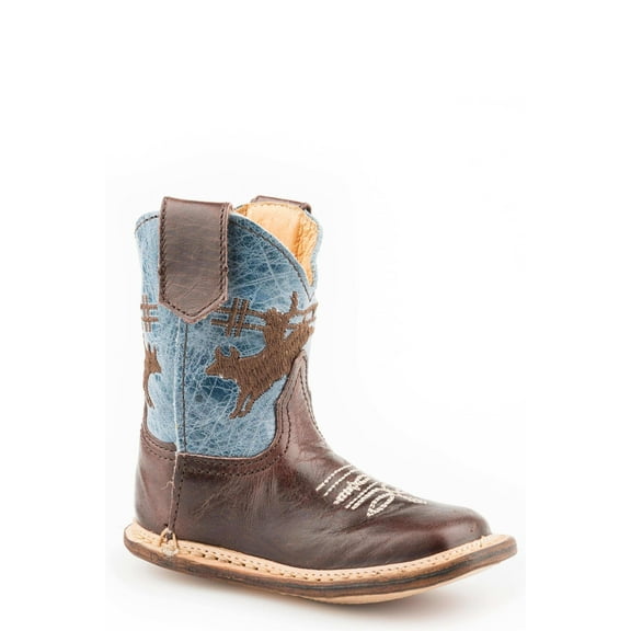 Roper Infant Boys Cowbaby Square Toe Cowboy Casual Boots Ankle