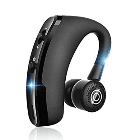 Pair Bluetooth Devices Bluetooth Headset, V9 Business Wireless Hands-Free Earphone in-Ear Earbuds Stereo Sound Bluetooth ,Stereo Music Headset for Driver Office for Android & IOS Apple Devices (Black), I0437 ()