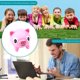 thumbnail image 3 of Squeeze Toys Soft Animal Fidget Toy Ansiedad Ucer Juego Sensorial (cerdo) Rojo Rosa, 3 of 9