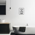 thumbnail image 2 of Stupell Industries Flush & Wash Hands Vintage Style Text Typography Graphic Art Black Framed Art Print Wall Art, Design by Lettered and Lined, 2 of 5