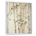 thumbnail image 2 of Designart "Serenity In Beige Minimalism With Bamboo III" Bamboo Floater Framed Canvas Prints, 2 of 5