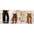 thumbnail image 6 of Women Baggy Barrel Sweatpants Casual Drawstring Wide Leg Pants Lounge Cargo Trousers with Pockets, 6 of 7