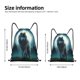 thumbnail image 2 of Fotbe Wolf Bolsa Mochila con Cordón Estampada, Bolsa de Gimnasio Deportiva, Bolsa Cinch, Bolsa con Cordón para Hombres y Mujeres-Medium, 2 of 5