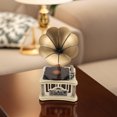 thumbnail image 4 of Lecteur CD, Gramophone BT Phonographe Plateau Tournant Lecteur de Musique CD Rétro en Forme de Phonographe Radio FM pour Décoration Maison Rassemblements de Musique, Lecture USB Entrée aux, 4 of 7