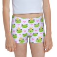 thumbnail image 7 of Girls Underwear, cute frogs crowns heart purple Cute Soft Breathable Cotton Girls Panties, Kids Stretch Cute Underwear Brief for Teen and Toddlers Girls, 7 of 7
