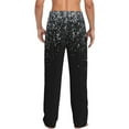 thumbnail image 3 of Junzan Men'S Pajama Pants Silver Glitter1 Sleepwear Pants Pj Bottoms Drawstring And Pockets, 3 of 9