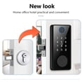 thumbnail image 2 of Cerradura de puerta biométrica compatible con Bluetooth Cerraduras de seguridad de entrada sin llave para hotel, 2 of 9