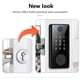 thumbnail image 1 of Cerradura de puerta biométrica compatible con Bluetooth Cerraduras de seguridad de entrada sin llave para hotel, 1 of 9