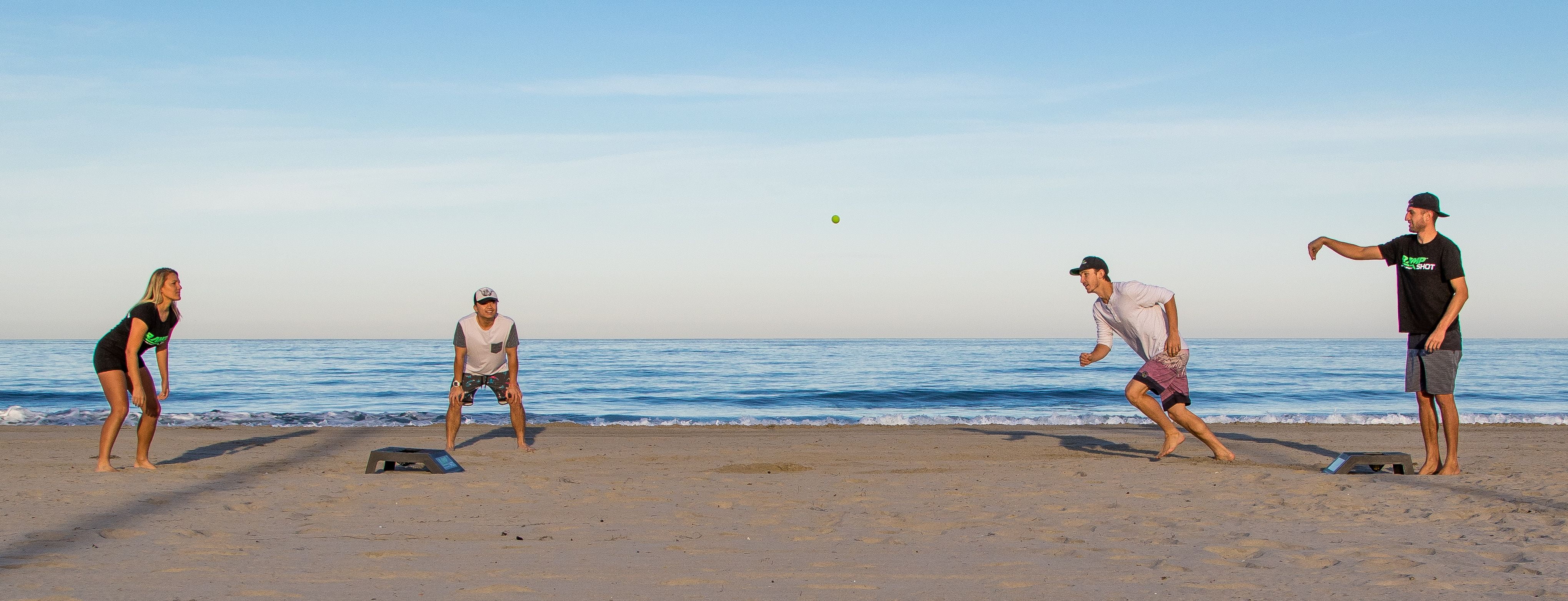 Tailgate RampShot Game Set- Cornhole on Steroids Beach Great for Families and Instructions Yard 4 Balls 2 Nets Includes 2 Ramps 2 Stickers Camping