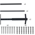 thumbnail image 3 of TRUSOON Double Kayak/Ladder Ceiling Storage Rack, Hi Port 2 Ladder Hanger Overhead Garage Kayak Ladder Rack, Holds 200 lbs, Adjustable Height Design,, 3 of 9
