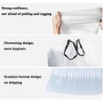 thumbnail image 2 of Ultra Thick Heavy Duty Plastic 16 Gallon No Tear Open Drawstring Trash Bags White ‎lavender Scent Plastic Garbage Bags For Household Kitchen Bedroom Bathroom Living Room Office Restaurant, 2 of 9