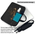 thumbnail image 2 of Lsque Golden Dragon Tattoo Art Pattern Laptop Bag – Portable & Slim Single-Shoulder Computer Case with Adjustable Strap, Protective, Lightweight for 13”/14”/15.6” Laptops, 2 of 8