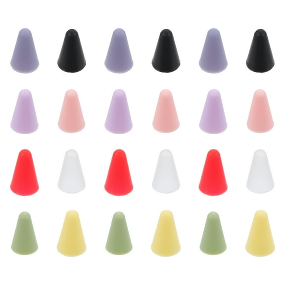 Pavodes 24 Pcs Stylus Pen Tip Cover Silicone Stylus Case Compatible for Apple Pencil 1/2
