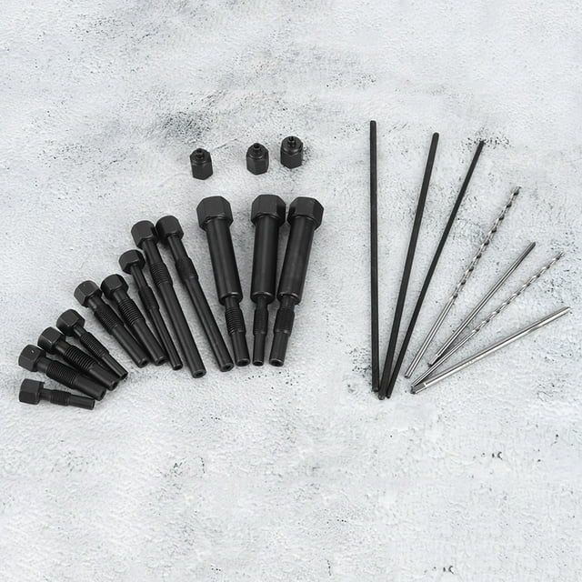Éliminateur d'Électrodes pour Bougies Lumineuse, Ensemble de Démontage de 22 Pcs M8 M10 Éliminateur d'Électrodes pour Bougies Lumineuses Outil Portable d'Extraction et de Retrait