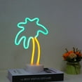 thumbnail image 2 of Fuchsun Led Palm Tree Night Light Table Neon Light Lamp for Bedroom Indoor Home Decorate, 2 of 5
