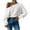 White, variant on Timegard Sweaters for Women off the Shoulder Cropped Long Sleeve Pullover Tops Fall Winter Comfy Blouse