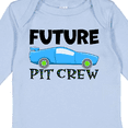 thumbnail image 4 of Inktastic Future Pit Crew Blue Race Car Boys or Girls Long Sleeve Baby Bodysuit, 4 of 5