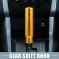 thumbnail image 3 of Unique Bargains Car Gear Shift Knob Universal with 3 Threaded Adapters 5 Inch Lever Cover Head Aluminum Alloy Gold Tone, 3 of 6