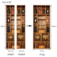 thumbnail image 5 of WINDLAND for Creative 3D Door Sticker Wine Cabinet Wallpaper Self Adhesive Wall Mural Pos, 5 of 7