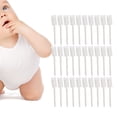 thumbnail image 1 of AYNEFY Baby Gauze Oral Cleaner, Three-Dimensional Disposable Infant Toothbrush Newborn Soft Oral Cleaning Stick Vertical Intersect Grid  With Round Head Gauze, 1 of 8