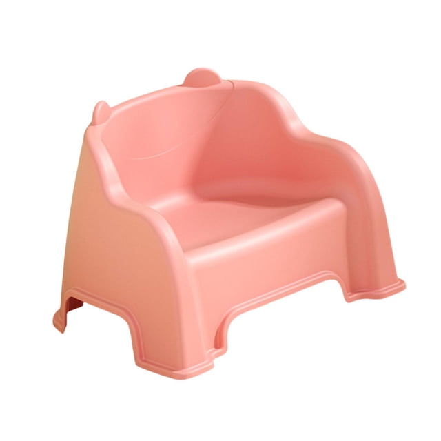Maoww Small Stool Foot Rest Sturdy Under Footrest Yellow with Desk Footstool Back Support Pink 33x25.5x23.8cm