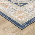thumbnail image 2 of Oriental Weavers Cavett Area Rug - CAV07 - 7'10" x 10'10" - in Navy/ Ivory - Vintage Inspired, Stain Resistant, Family and Pet Friendly , Dining, Living Room Rug, 2 of 5