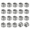 thumbnail image 1 of Unique Bargains Adaptateurs de Filetage Manchon Réducteur Écrou 20 Pcs M8x1.25 Mâle à M6x1 Femelle Réparation Insert Écrou 5mm, 1 of 7