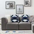 thumbnail image 2 of Nautical Animal Crab Throw Pillowcases Cover Crawl Crustacean Ocean Seafood Marine Nature Sea Outdoor Decoration Couch Pillow Covers with Zipper for Living Room Office set of 2, 2 of 7