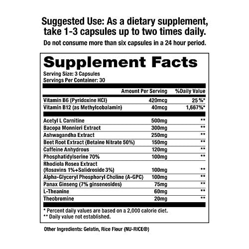 Jocko Discipline Go Concentrated Nootropic Brain Support Preworkout Energy Focus Booster 30 Day Boost Walmart Com