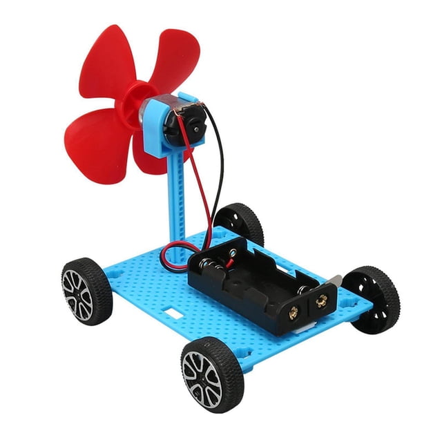 tredstone Wind Powered with Motor Vehicle Toy DIY Stem Projects Physics Building Kit