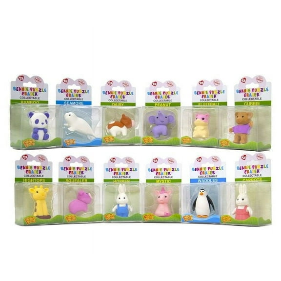 TY Beanie Jigsaw Puzzle Eraser - One Random Eraser